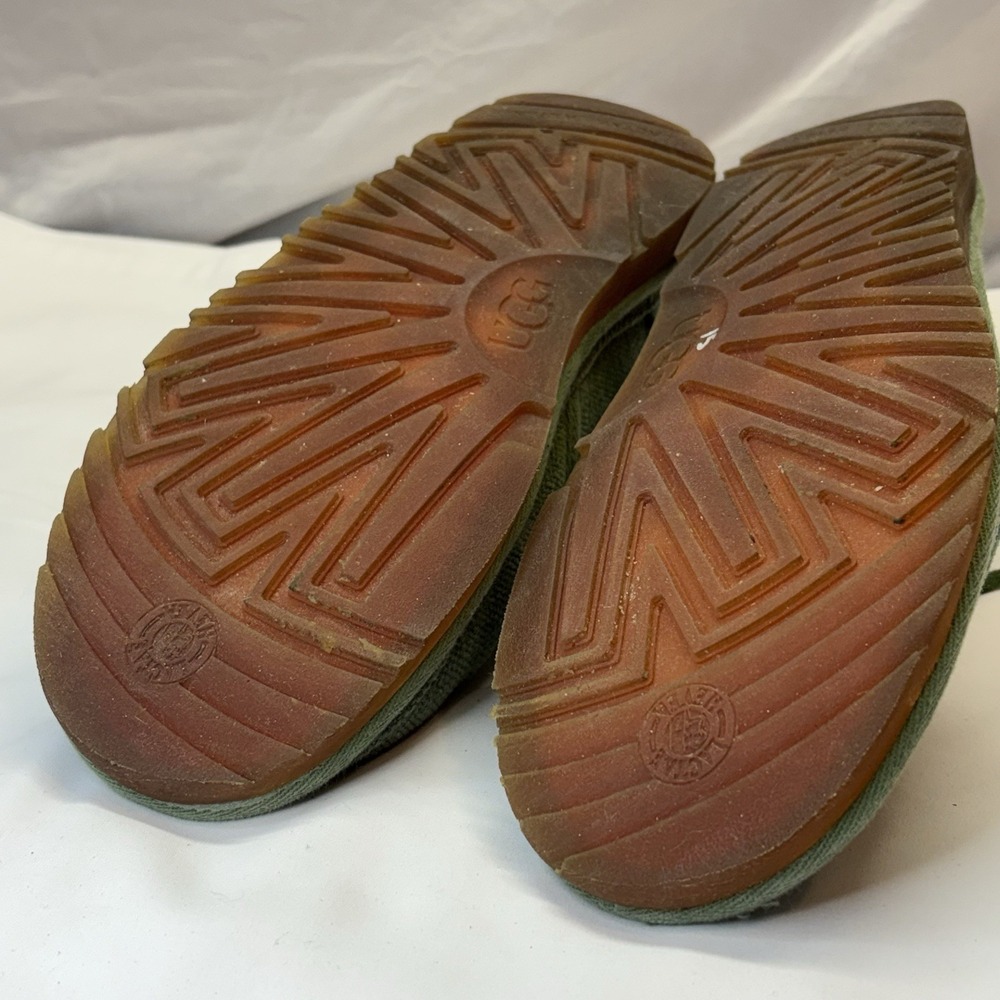 Ugg Neumel Natural Leaf Green Wool Lined Chukka Boots Mens US 11 Hemp Gum Sole - Picture 8 of 15